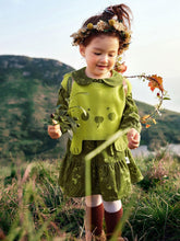 Mini Bala Young Girls Long Sleeve Suit Winter Baby Vest Dress Children's Suit
